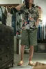 Mäns casual skjortor non stock tropisk strandskjorta sommarmens lätta hawaiian aloha blommor tröjor 240424