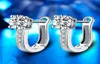 Personality Stud 925 Silver Earrings With Cubic Zirconia Small Cute Dangle Earring For Women Girl Gifts EH0409242759