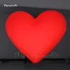 Personalized Inflatable Heart Hanging LED Balloon Red Lighting Air Blow Up Heart For Club Party And Wedding Decoration