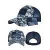 Softball 1pc Fashion Mens Cotton Baseball Cap USA Army American Flag Tactical Tactical Trucker Hat Mesh Hot Outdoor Sport