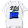 T-shirts voor heren rijden een legende Celica 7 Generation Facelift Model T-shirt unisex mannen korte slev Harajuku hiphop casual boy white ts tshirt t240425