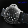 Panerai Dress Strój zegarek zanurzony szwajcarskim męskim zegarek mechaniczny luksusowy zegarek twardy facet sportowy zegarek PAM01389 Black Disc 47 mm średnica