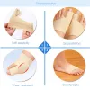 Behandlung 1Pair Toe Separator Hallux Valgus Bunion Corrector Hammer Zehenglätter Fußschmerz Relief orthopädische Pediküre Werkzeuge Fußpflege Fußpflege