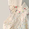 Humour Bear Childrens Vêtements fille robe coréenne broderie manche volante douce colorée à pois coloré fprincess pour 27y 240423