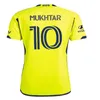 23 24 Nashville SC Soccer Jerseys The Kit Man 2023 2024 Football Shirts Primary Home Yellow Away Man In Black SURRIDGE MUKHTAR 1501