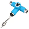 Board Tshape Skateboard Wrench Multifunction Quick Release Kit Socket Wrench MTB Bike Repair Tools Skateboard Assembly Accessories