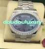 High quality men039s watch light blue dial Arabia number scale fashion diamond wristwatches fully automatic mechanical watch2512248480