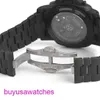 Panerai Maschinengelenk Watch Luminor Serie Schweizer Uhren Mens Mechanik berühmte Luxus Uhr PAM00438 Schwarzer Keramik 44mm