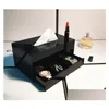 Badrum lagringsorganisation klassisk akryl skrivbord spegel makeup verktyg hemlåda kosmetisk hållare för gåva drop leverans trädgård hus otjb4