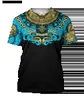 Męskie koszulki Summer Trend Harajuku Mexican Aztec Quetzon Mens Casual T-Shirt Street Fashion Classic Retro O-Neck Loose Senior 3D Printed Top Q240426