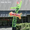 Vente en gros de la vente entièrement danseuse de ciel gonflable Danseurs publicitaires avec des logos pour le parc et la publicité Oilstore