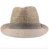 Chapeaux à bord large chapeau seau ht3136 Nouvelle mode parent enfant chat d'été fedoras respirant str hat mens de plage c