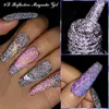 Lo smalto per unghie si incontrano su gel magnetico riflettente 9D da 7 ml Glitter per unghie Vernis Semi Permanente Immergiti dal gel per nail art magnetico gel UV Gel Y240425