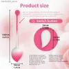 Autres éléments de beauté de la santé Vibratrice vaginale G-spot anal vibrateur Contrôle de l'application Stimulateur client portable Cute Peach Adult Q240426