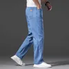 Heren jeans maat 30-44 elastische denim broek massieve slanke fit jeans heren casual fiets spijkerbroek heuphop hiphop retro broek strakke jeansl2404