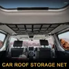 Auto organisator dakopslag automotive plafond vracht net pocket mesh camping accessoires tas tent twee kleuren