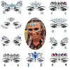 Tattoo Transfer Glitter Face Stickers Women sexy tatoeages strass Riinestones for Face Stickers Diamonds Gem Bright Tatoo Sticker Festival Makeup ZS001 240426