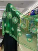 Hidżabs 2024 Muslim Fashion Hidżab szalik kobiety afrykańskie szaliki chusta na głowę tureckie indyjskie arabskie faulard netto haft haftowy turban d240425