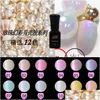 Лак для ногтей Оптом- 12 Цвет 5 мл Che Pearl Shell Gel выпивает светодиодное ультрафильдер Manicure Diy Set Set Drop Delive Otdmn