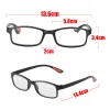 Frame unisex UltraLight Resin Lens PC Struttura Telaio di lettura Presbiopici Presbiopici Care della visione ad alta definizione +1.0 ~ +4.0