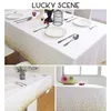 Table Cloth Plastic Gold Silver Star Print Plastic Table Cloth Disposable Table Cloth for Wedding Party Birthday Celebration S01065 240426