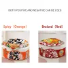 Mattes japonais Round Ramen semi-coenclé pour animaux de compagnie adaptés à toutes les saisons chat créatif détachable lavable pour chien fermé chiot pour chien