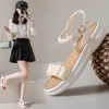 Повседневная обувь Summer Fashion Trend Комфортная мягкая анти -скольжую прочные женщины, подходящие для беременных женских сандалий тапочки