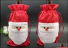 Christmas Decorations Festive Party Supplies Home Garden Ll Santa Claus Gift Bags Red Wine Bottle Er Dhhbn5965948