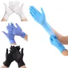 Gloves 20/100Pack Disposable Nitrile Gloves Black Latex Free Tattoo Cleaning Protective Glove For Work Kitchen Cooking Tools