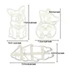 Bakvormen 3D Cookie Cutters Set van 3 hondenpatronen Diy Mold Cutter Natuurlijk Gadgets Gadgets Vaatwasser Veilig voor Studio