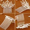 Headpieces Children Mini Crowns Hair Comb Crystal Bridal Princess Women Girl Rhinestone Pearl Hairpin Wedding Tiara Accessories