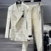 Designer Men Blazer jacket Coat letter Business Casual Slim Fit Formal Suit Blazers Men Suits top pant Size M-3XL