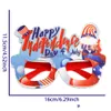 Party Masks American Independence Day Lunes Jy 4th National Decoration Accessoires USA Stars and Stripes Frames Drop Livrot Home Dhhvk