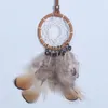 Dekorativa figurer Liten Bell Dream Catcher Home Decor Wall Hanging Car