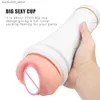 Andere gezondheidsschoonheidsartikelen Real Pussy Artistic Vagina Sexy Lichtvorm Big Male Masturbation Cup Penispomp voor mannen Volwassen producten Q240426