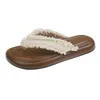 Scarpe casual da donna Criss Cross Cross ha scoperto pantofole Funl Platform Comfy House Slides Outdoor per interni