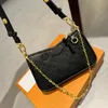 Designer Bag Women Crossbody Shoulder Bags Chain Wallet Lady Easy Pouch On Strap Purse Letters Embossed Flower Stripes Luxury Brand Handbags M81066 M80349