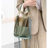 Omuz çantaları mengm kova kadın için bayan totes çanta çapraz kanatlı çanta şeffaf messenger moda iki doğum günü hediyesi iki