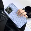 حالات الهاتف الخليوي كوريا لطيف 3D Cloud Candy Color Soft Silicone Phone Case iPhone 15 Pro Max 11 12 14 Pro Max Shock Protection Cover J240509