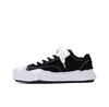 Nieuwe Mmy Maison Mihara Yasuhiro-schoenen Hank Low Top Flats Sneakers Unisex Zwart canvas Trainer Lace-Up Trim-Vorme Toe Dames Designer Rubber Cap