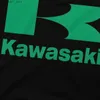 Men's T-Shirts Kawasaki mens green T-shirt cotton vintage round neck K-Kawwasaki short sleeved classic clothingQ240426