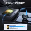 プラグスジョイルーム139W 7 in 1カー充電器アダプター高速PD QC3.0ソケットタバコライタースプリッター充電独立スイッチDCアウトレット