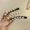 Clamps Pearls Hairpins Banana Clip for Women Ponytail Twist Claw Sweet Hairpin Girl Ponytail Barrettes Hairgrips Hair Accessories Y240425