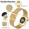 Assistir bandas WOCCi Metal Strap 316L Aço inoxidável 14mm 16mm 18mm 20mm 22mm Mesh feminino Strap 240424