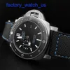 Słynny zegarek na nadgarstek Panerai Swateble Swiss Men's Watch mechaniczny luksusowy zegarek twardy facet sportowy zegarek PAM01389 Black Disc 47 mm średnica