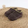 Kids Toddler Tasman Slippers Tazz Baby Boots Australian Classian Classic Châtrne de châtaignier