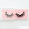 False Eyelashes Viso 3D Mink Lashes Natural Long Handmade Makeup Beauty Winged Fake Eye Extension Tools E19False Drop Delivery Otzid