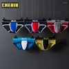 Onderbroek (1 stuks) Cotoon zakje sexy mannen ondergoed briefs mesh terug ademende heren jockstrap hindernissen mannelijke innerwear or194