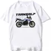 T-shirts voor heren 2023 GS Adventure Transalp XL750 Motorcycle Rider T-shirt Nieuwe Summing Men Korte Slve Moto Sport Boy Casual White Ts Riding Top T240425