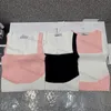 Carri armati a pannelli da donna Tops di ricamo da ricamo colletto quadrato senza maniche camis yoga tees